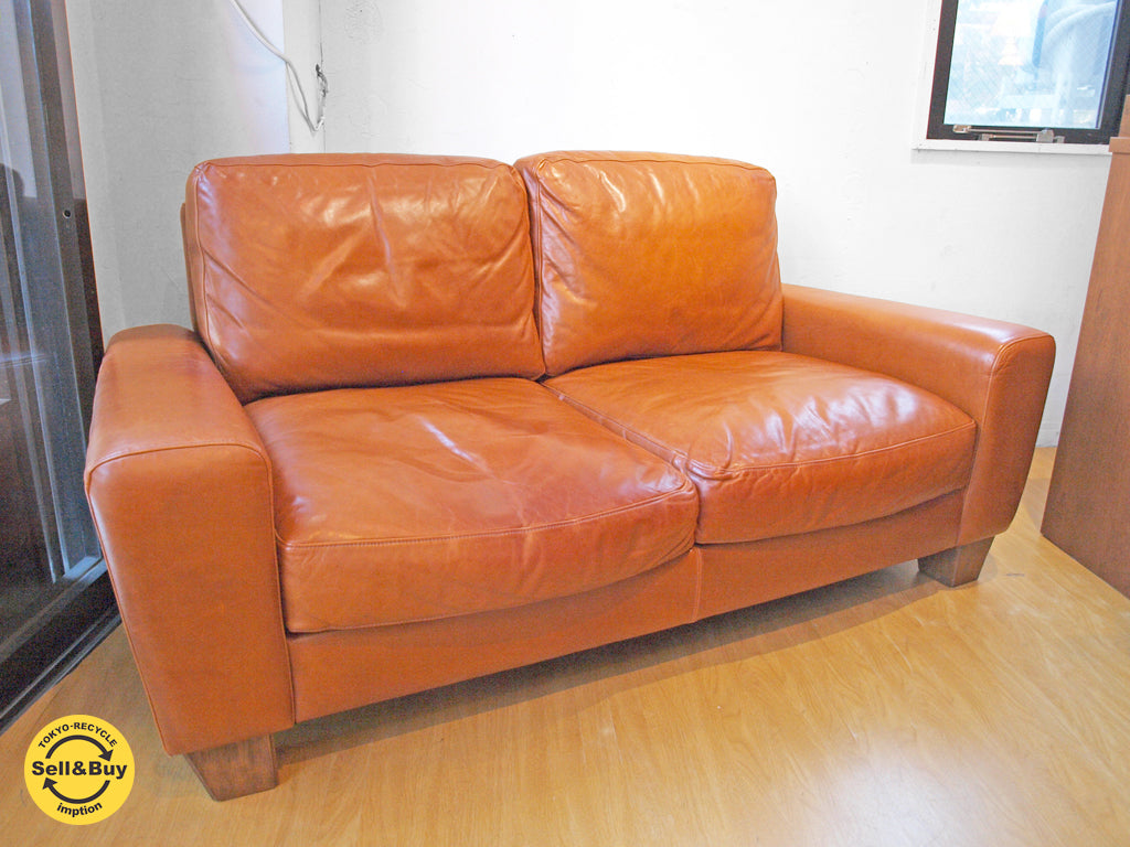 アクメファニチャー ACME Furniture フレスノ FRESNO ソファ 2シーター ヴィンテージスタイル オイルレザー 本革 中古品 買い取りしました。