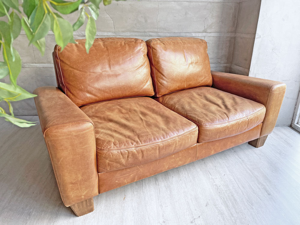 アクメファニチャー ACME Furniture フレスノ 2シーター ソファ FRESNO SOFA USビンテージスタイル 本革 ～本革の素朴さ、愛おしさ～