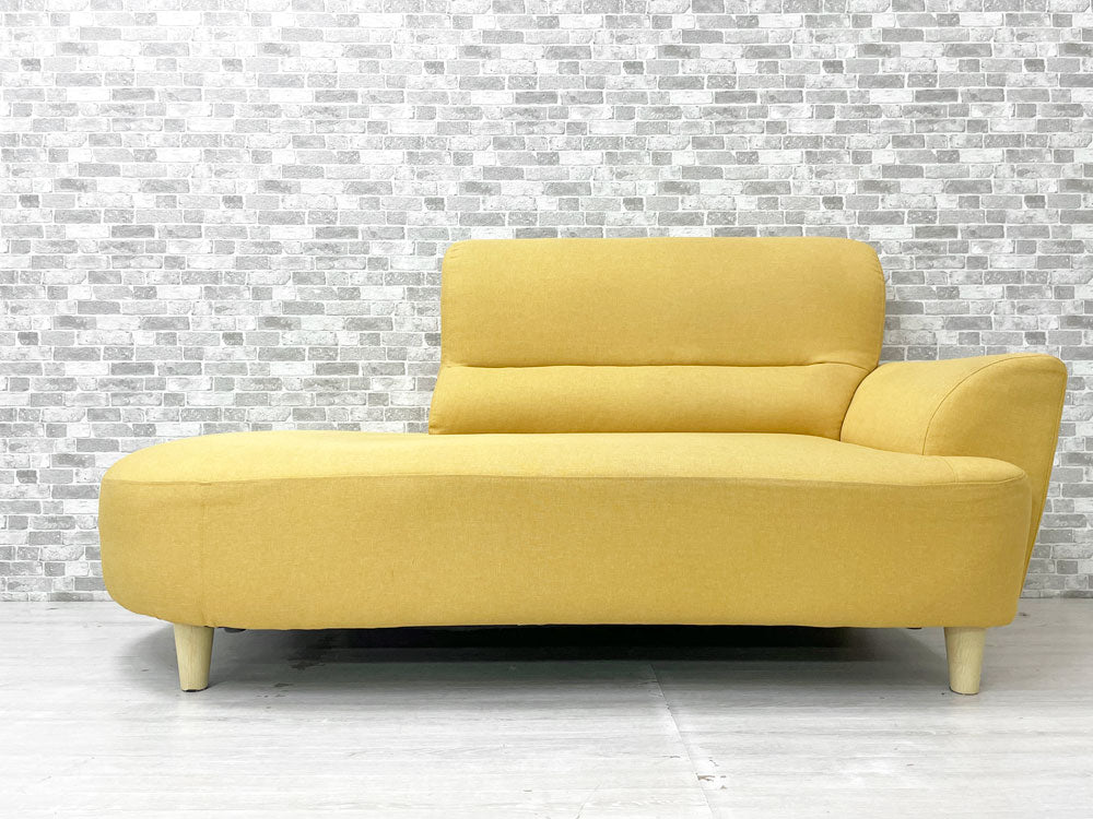 ビーカンパニー B-company キャンディ 2シーター ソファ CANDY-2 イエロー 片アーム サイドカウチ ビタミンカラー 買い取りしました。