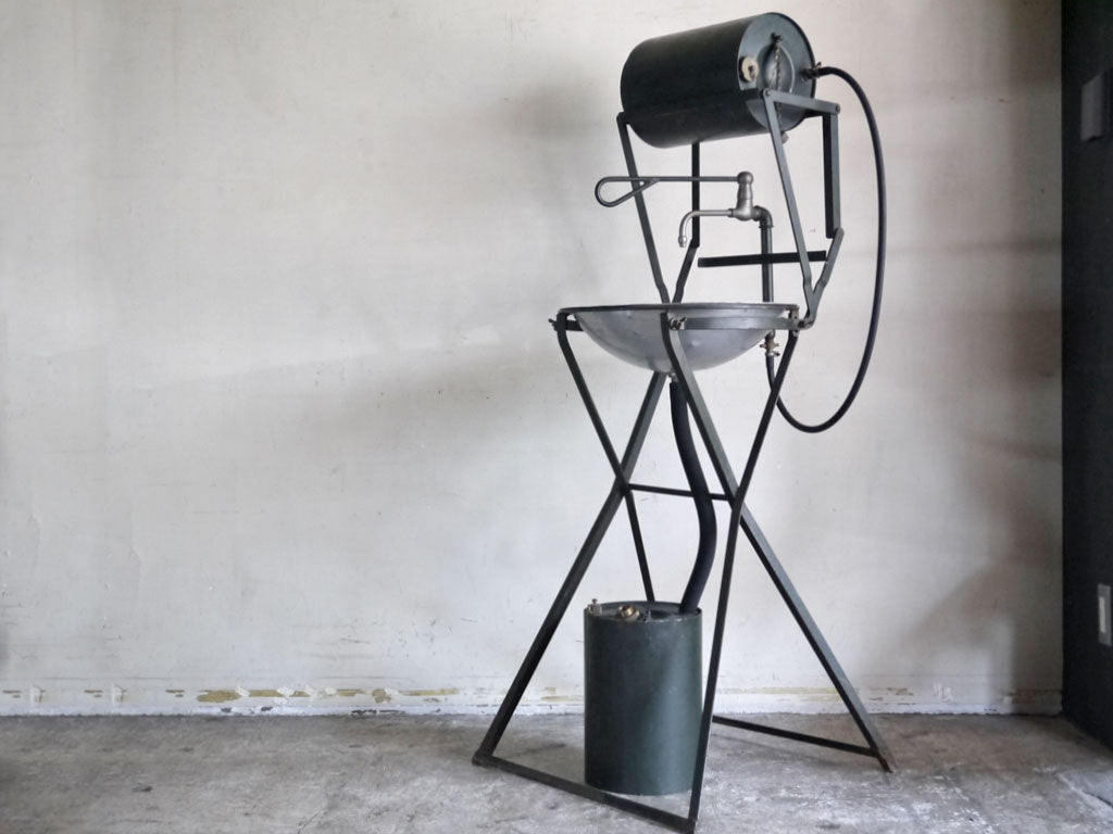 フランスビンテージ French Vintage 野戦用洗面器 Wash basin フランス軍 軍用 ミリタリー 中古品 買い取りしました。
