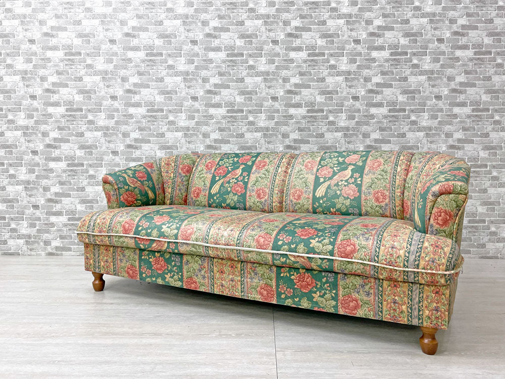 三越家具 ブルージュ Brugge KL023GS 2シーター ソファ クラシカル 英国カントリースタイル  中古品 買い取りしました。