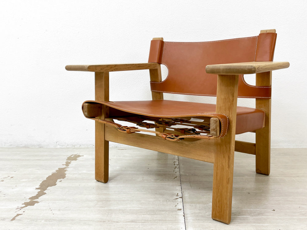 フレデリシア FREDERICIA スパニッシュチェア The Spanish Chair 2226 オーク無垢材 ボーエ・モーエンセン デンマーク 北欧家具 本革 牛革 レザー新品張替済 中古品 買い取りしました。