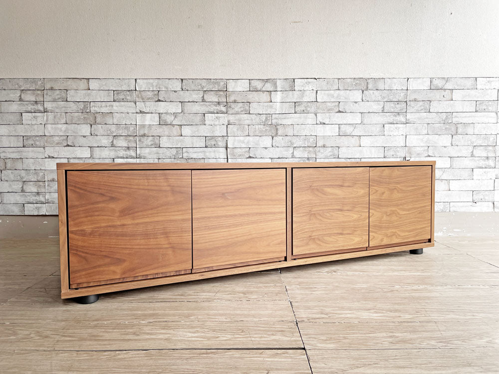 無印良品 MUJI スタッキングキャビネット Bセット AVボード ローボード ウォールナット材 W162.5cm ナチュラルモダン 中古品 買い取りしました。