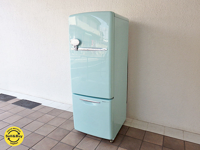 ナショナル National ウィル WiLL シリーズ パーソナルノンフロン冷凍冷蔵庫 フリッジミニ FRIDGE mini 廃盤希少カラー ターコイズブルー 2003年式 162L ボトムフリーザータイプ NR-B16RA-AT 買い取りしました。用賀店 出張買取もお任せ下さい。