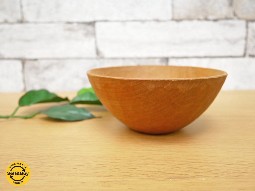 三谷龍二 ベビーボウル w13cm 山桜 鉢 木の器 現代作家 中古品 買い取りしました。