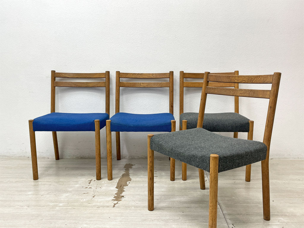 ジャパンビンテージ Japan Vintage ダイニングチェア オーク材 4脚 中古品 買い取りしました。