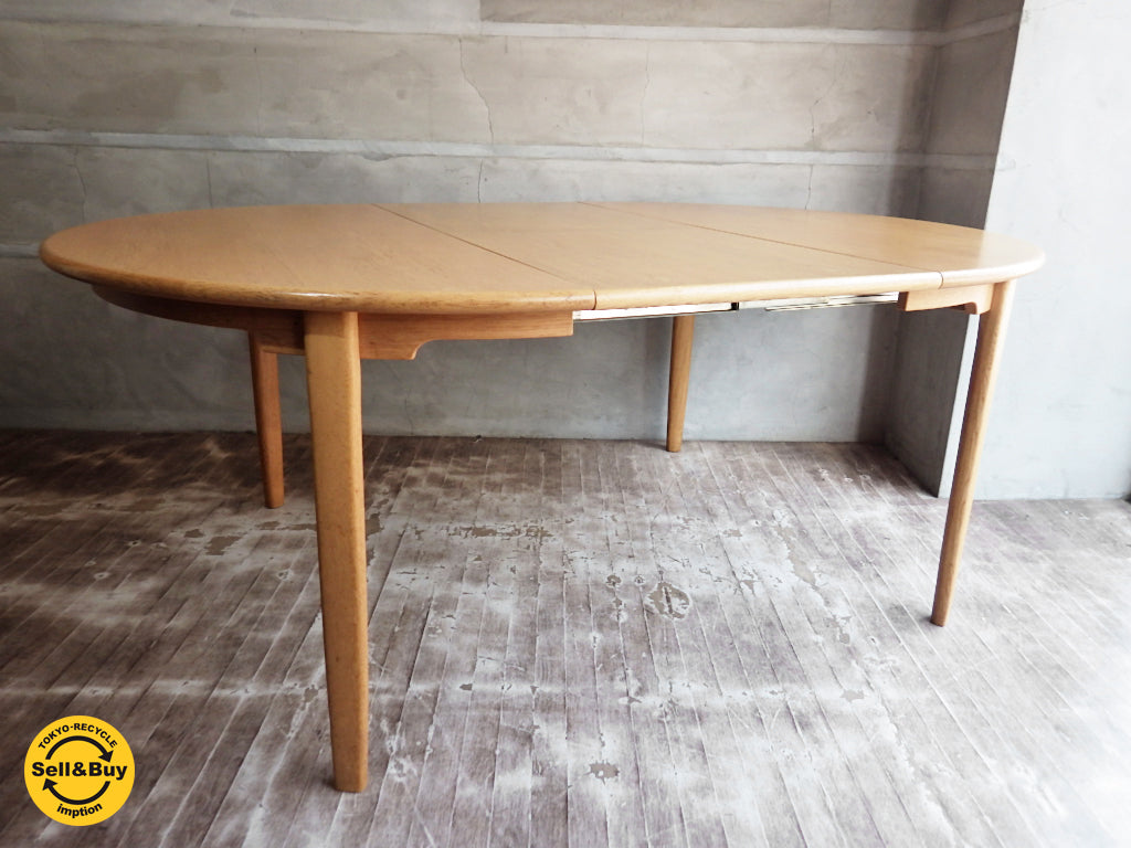 カンディハウス CONDE HOUSE （旧インテリアセンター）オーク 無垢材 伸長式 エクステンション ダイニングテーブル  買い取りしました。学芸大学店 出張買取もお任せ下さい。