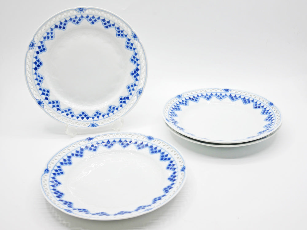 ビングオーグレンダール B&G クローンベルグ Kronberg プレート ケーキプレート 19.5cm フルレース 透かし彫り デンマーク 中古品 買い取りしました。