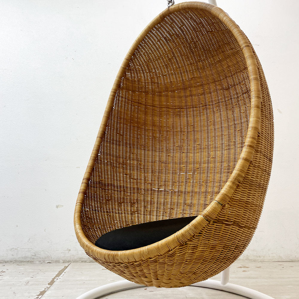 ヤマカワラタン yamakawa ハンギングエッグチェア HANGING EGG CHAIR C-326 屋内用 スチールスタンド付き ナナ・ディッツェル ～ヨルゲン＆ナナ・ディッツェル夫妻による不朽の名作～