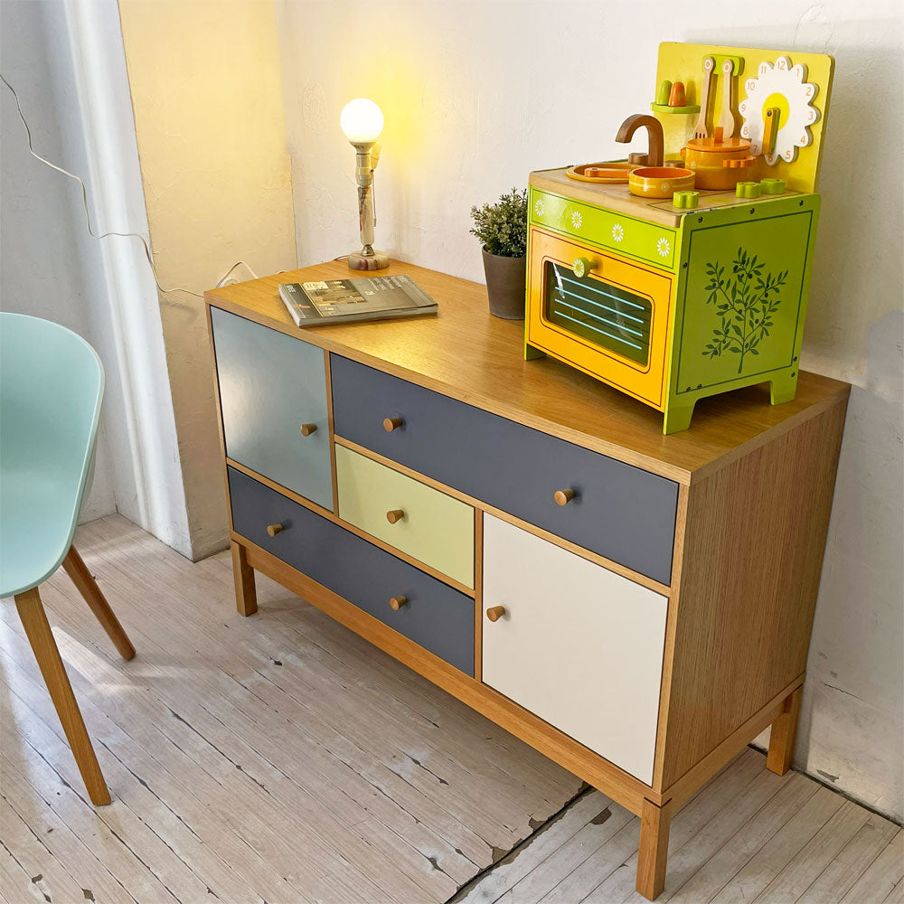 【下北沢店】ウッドマン WOODMAN アビーウッド Abbey wood サイドボード リビングキャビネット 幅120cm 北欧テイスト 買取させていただきました。