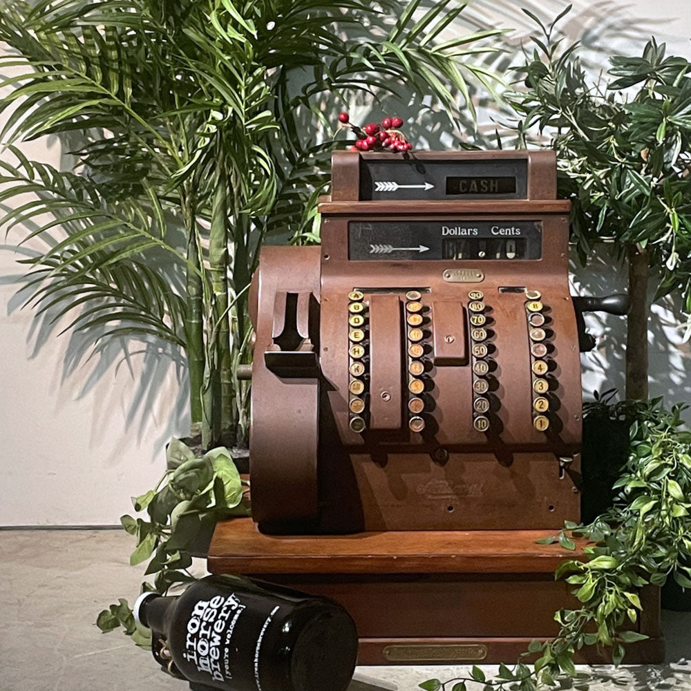 ナショナル・キャッシュ・レジスター・カンパニー The National Cash Register Co. ビンテージ レジスター キャッシャー USビンテージ スチール 機械仕掛け オブジェ 店舗什器 小道具 ジャンク 現状品 ～鳴動のオートマタ～