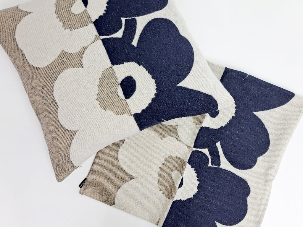 マリメッコ marimekko スール ウニッコ SUUR UNIKKO クッションカバー ウール×コットン 50×50cm マイヤ・イソラ フィンランド 未使用品 ２点  中古品 買い取りしました。