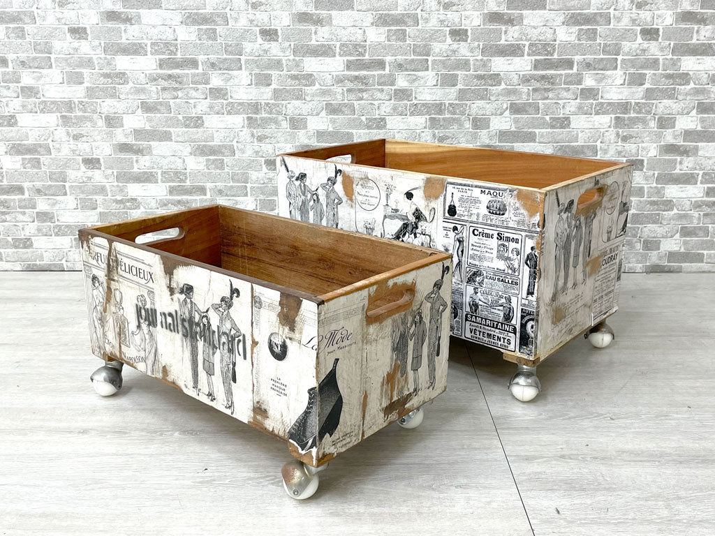 ジャーナルスタンダードファニチャー journal standard Furniture ドリュー DREUX トイ ボックス TOY BOX おもちゃ箱 ブランケットボックス M＆Lサイズ 中古品 買い取りしました。