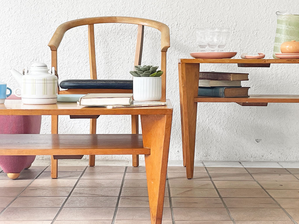 コナンボールファニチャー CONANT BALL FURNITURE  サイドテーブル & コーヒーテーブル バーチ材 ラッセルライト Russel Wright 中古品 買い取りしました。