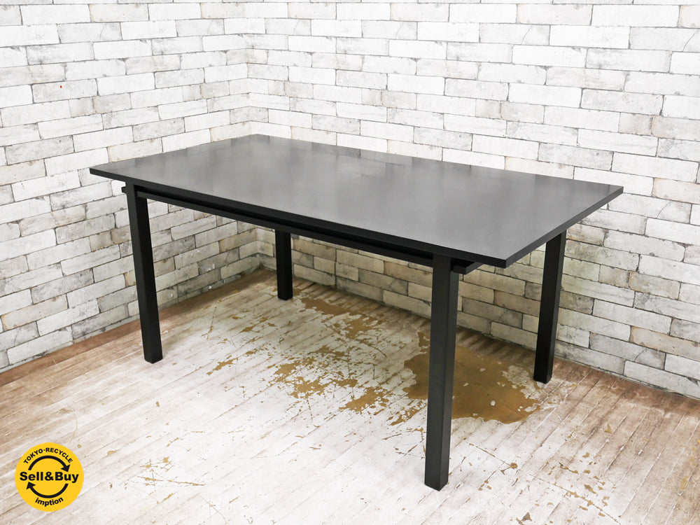 カッシーナ イクスシー Cassina IXC. イースト・バイ・イーストウェスト EbEw マグノリア MGNOLIA ダイニングテーブル W1600 ブラック 廃盤 定価：92,400円 中古品 買い取りしました。