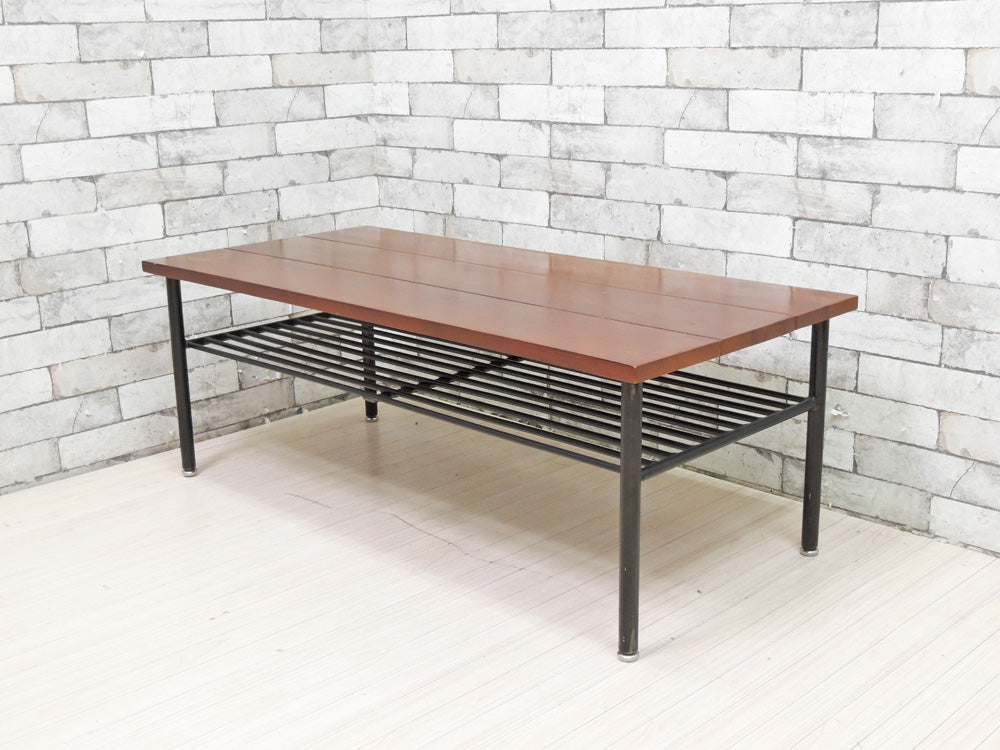 ジャーナルスタンダードファニチャー jsF サンク コーヒーテーブル SENS COFFEE TABLE ローテーブル オーク無垢材 スチールベース 鉄脚 インダストリアル  中古品 買い取りしました。