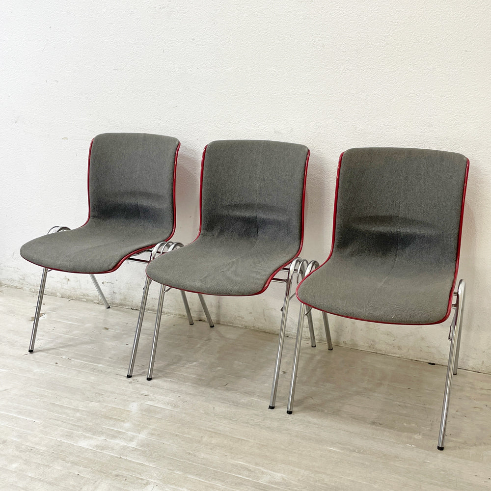 【祖師ヶ谷大蔵店】コトブキ KOTOBUKI 柳宗理 FRP サイドチェア 別注 レッドシェル オリジナルファブリック スタッキング ジャパニーズミッドセンチュリー ビンテージ Lowタイプ 買取させていただきました。