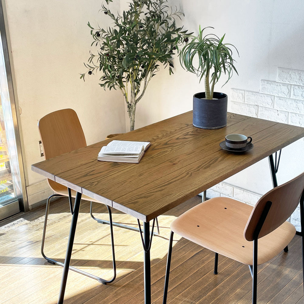 アクメ ファニチャー ACME Furniture グランビュー ダイニングテーブル GRAND VIEW Dining table オーク無垢材 Sサイズ インダストリアルデザイン ～大いなる眺望～