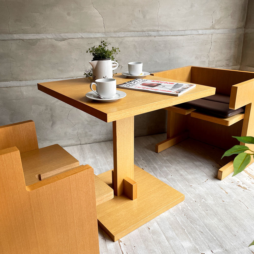 【学芸大学店】デリバリーワークス Delivery Works キューブスタイル Cube Style テーブル＆チェア セット タモ材 スクエア キューブ 希少♪ 買取させていただきました。