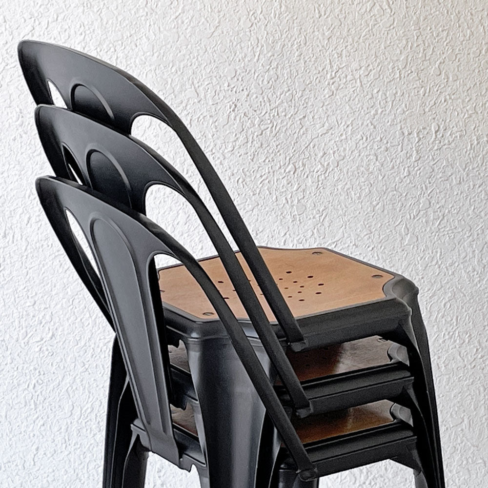  【用賀店】ノーザンオハイオインダストリアル Northern Ohio Industrial マルチプルズチェア Multipls Chair ダイニングチェア スタッキング ブラックスチール インダストリアルデザイン 3脚 買取させていただきました。