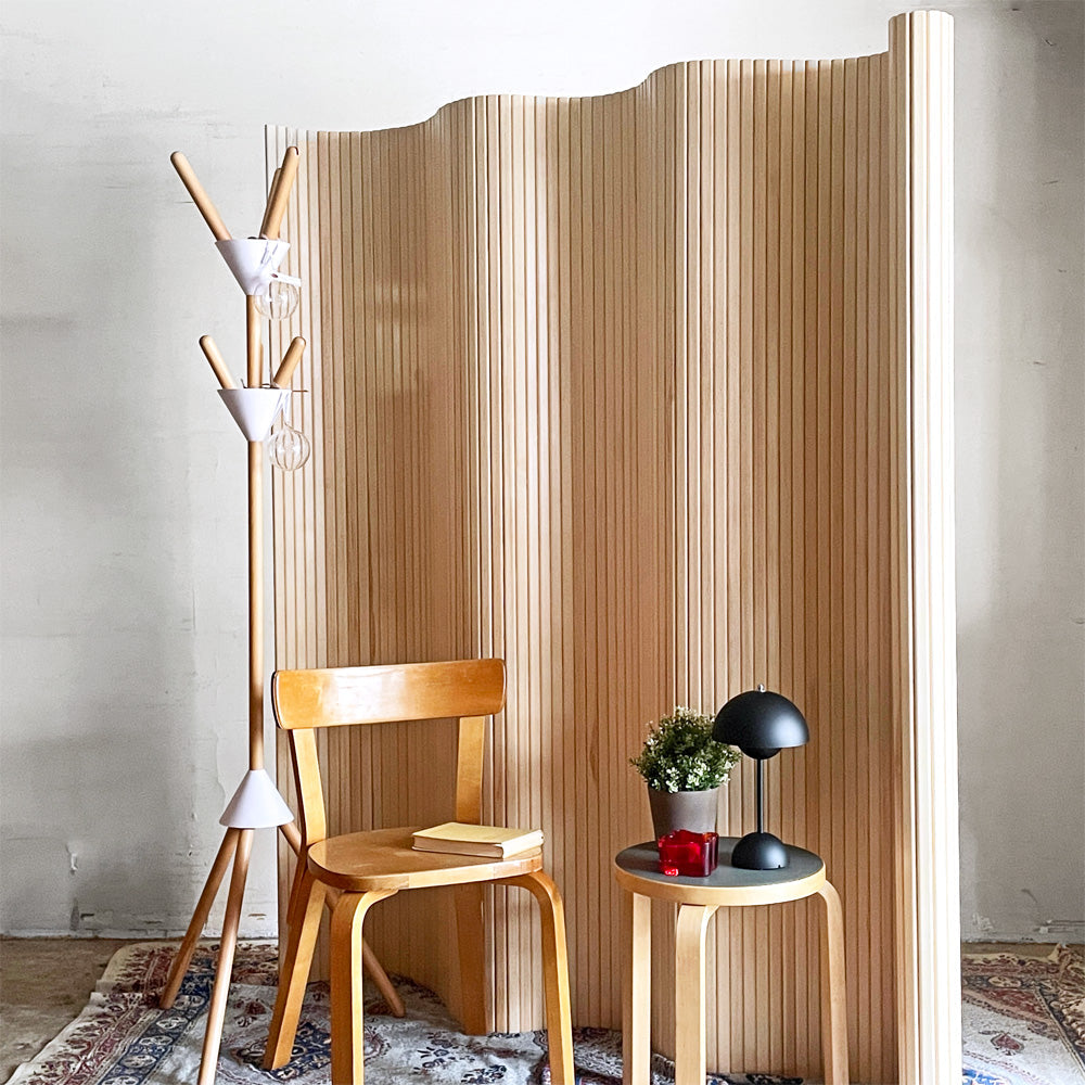 アルテック artek パーテーション100 スクリーン 100A 間仕切り パイン材 アルヴァ・アアルト W200×180cm 90周年アニバーサリー 復刻サイズ ～ 空間を変える ～