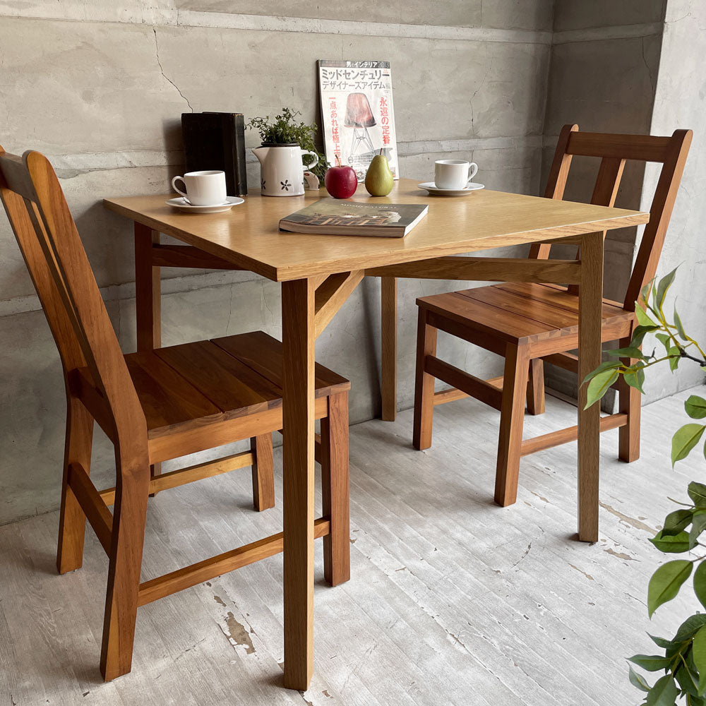 マルニ木工 maruni ネクスト マルニ next maruni ハッリコスキネン Harri Koskinen ダイニングテーブル ワークテーブル オーク材 スクエア W80cm～産業と文化ミックス～