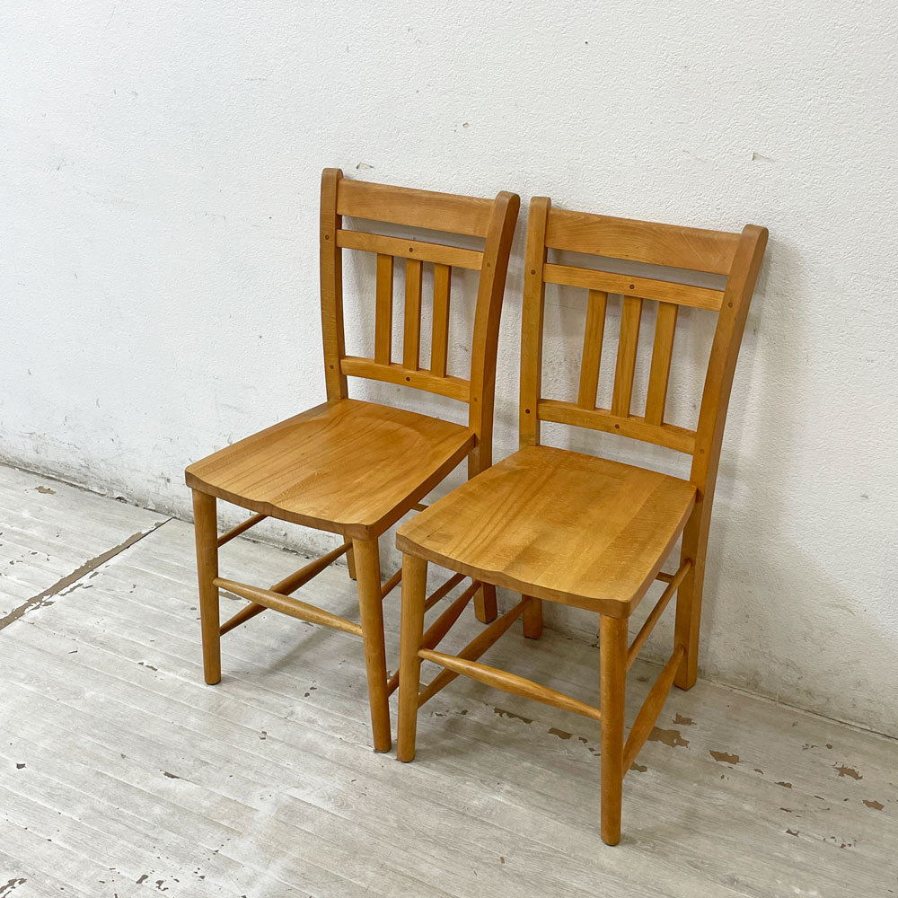 【祖師ヶ谷大蔵店】ペニーワイズ THE PENNY WISE クラブハウスチェア ダイニングチェア ブナ無垢材 英国カントリースタイル 2脚 買取させていただきました。