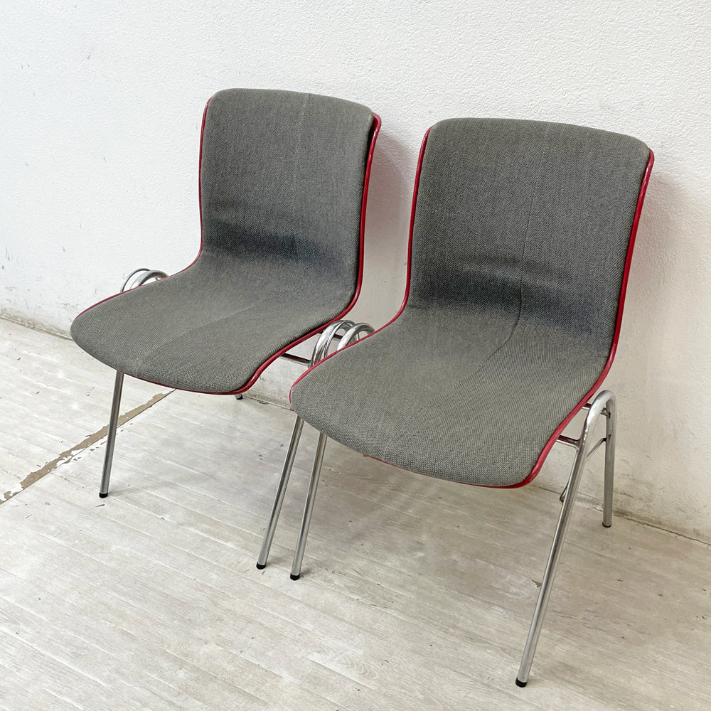 【祖師ヶ谷大蔵店】コトブキ KOTOBUKI 柳宗理 FRP サイドチェア 別注 レッドシェル オリジナルファブリック スタッキング ジャパニーズミッドセンチュリー ビンテージ Lowタイプ 買取させていただきました。