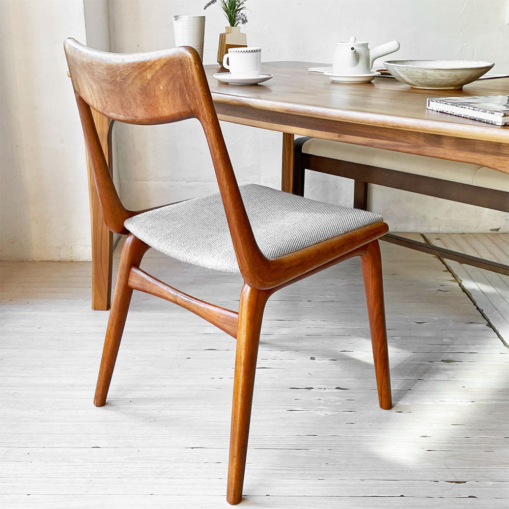 スラゲル Slagelse Mobelvaerk アルフレッド・クリステンセン Alfred Christensen No.370 ブーメランチェア ダイニングチェア チーク材～キャッチーなだけじゃない～