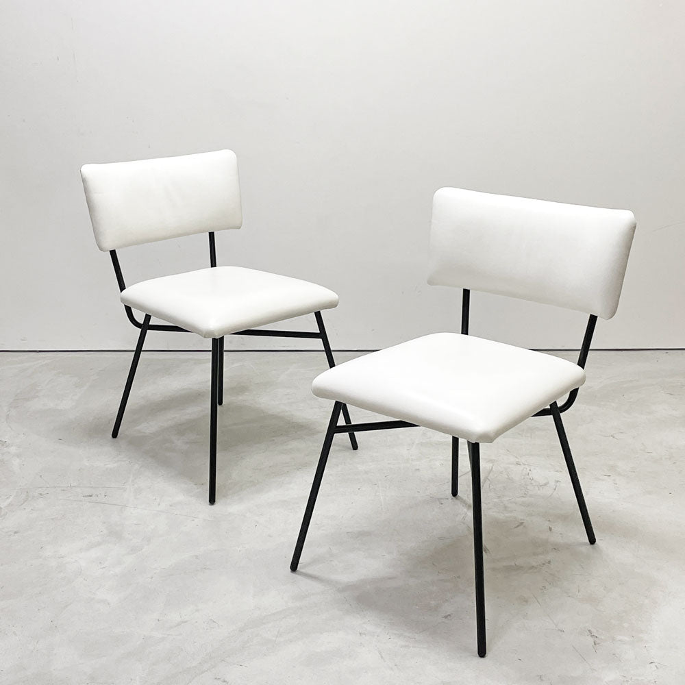 【祖師ヶ谷大蔵店】アルフレックス arflex エレットラ ELETTRA ダイニングチェア レザー ホワイト Studio BBPR イタリアモダン シンプルデザイン 2脚 買取させていただきました。