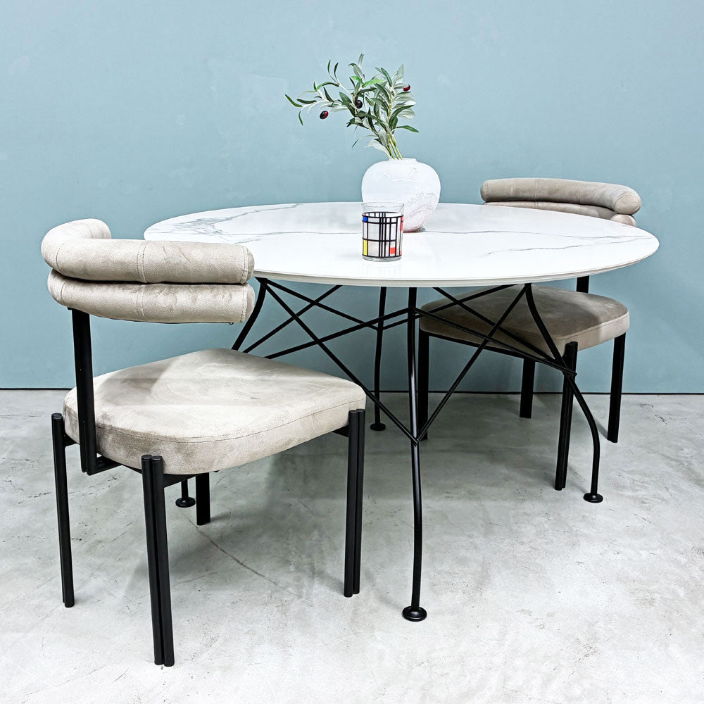 【経堂店】カルテル Kartell グロッシー GLOSSY ラウンドテーブル 118 アントニオ・チッテリオ 大理石調 セラミック モダン イタリア 買取させていただきました。