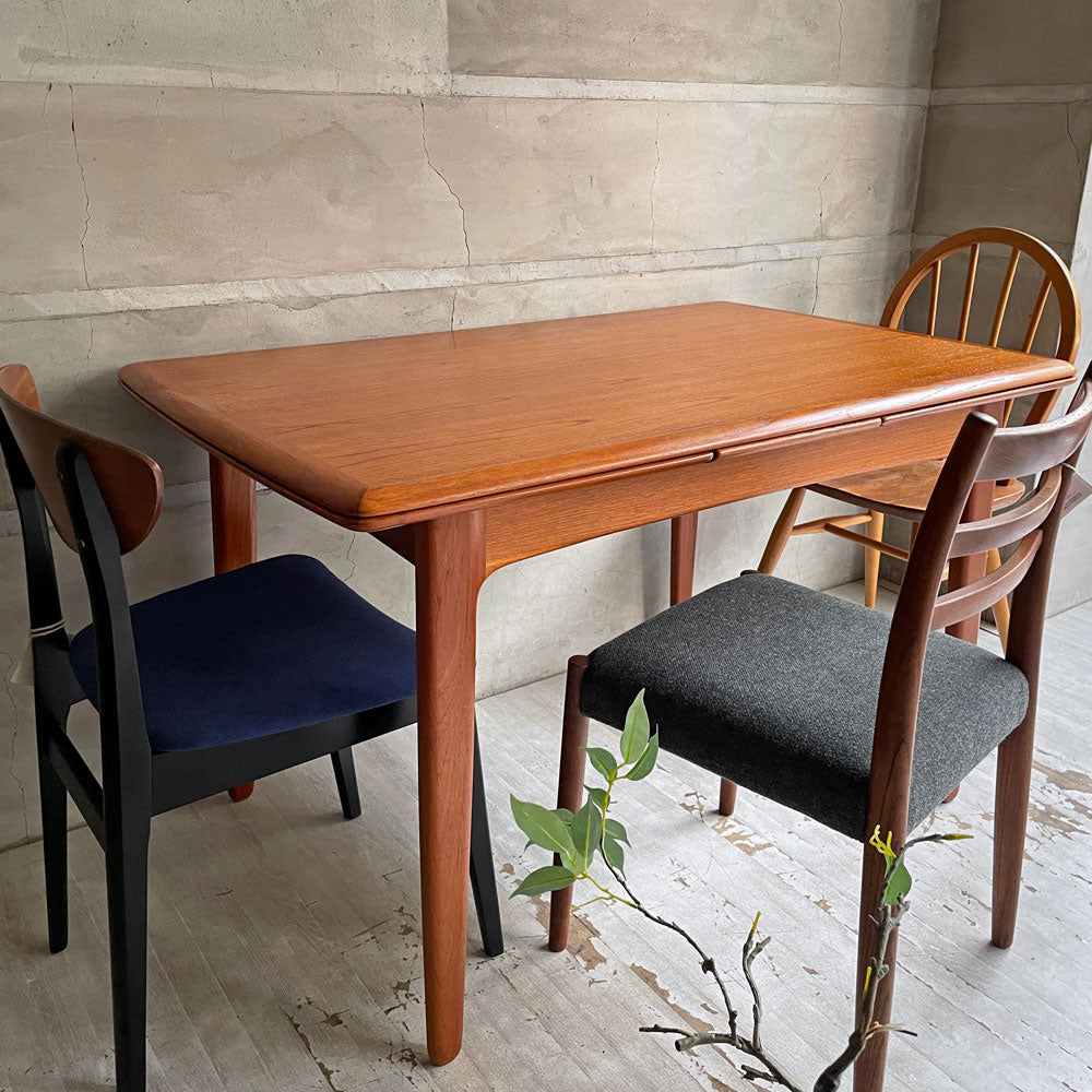 K.Knudsen&Son エクステンション ダイニングテーブル 伸長式 チーク材 スウィン・エー・マドセン デンマークビンテージ ～ 滲み出る「良質」。 ～