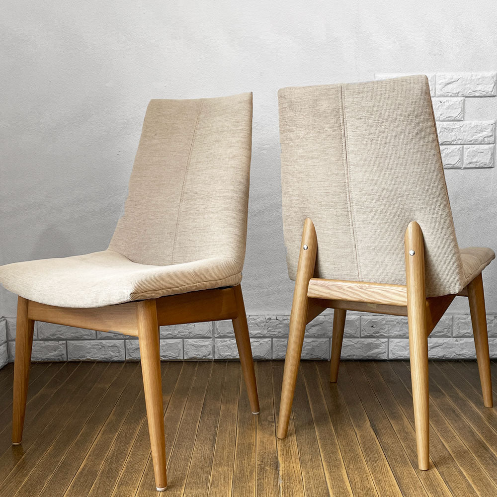 【経堂店】モリタインテリア MORITA コッピア Coppia ダイニングチェア ファブリック張り ナチュラルモダンデザイン 買取させていただきました。