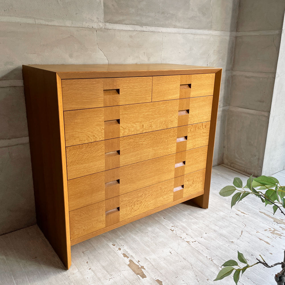 家具蔵 KAGURA ダン DAN チェスト 5段6杯 ナラ無垢材 オーク無垢材 クラフト家具 国産家具 ナチュラルモダン ～世代をつなぐ家具～