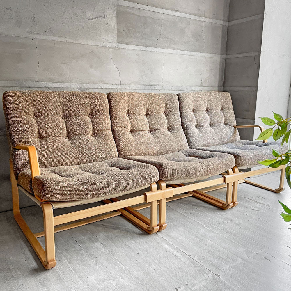 天童木工 TENDO マルガリータ 3Pソファ イージーチェア セパレートソファ ブルーノ・マットソン Bruno Mathsson   ～和洋折衷の心地よさ～