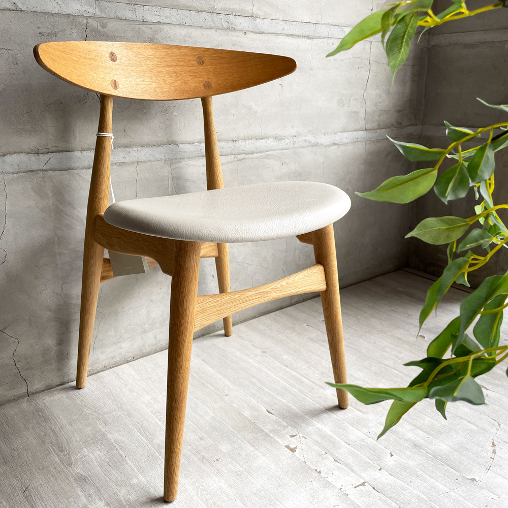 【学芸大学店】カールハンセン＆サン Carl Hansen & Son CH33P オーク材 ダイニングチェア ハンス・J・ウェグナー オイル仕上げ レザーシート クッション 定価¥ 145,200-♪ 買取させていただきました。