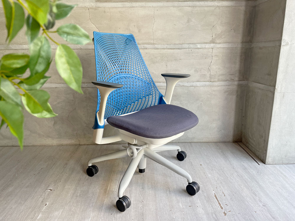 ハーマンミラー Herman Miller セイルチェア SAYL Chair デスクチェア オフィスチェア ブルー イヴ・ベアール ～人間工学とデザイン～