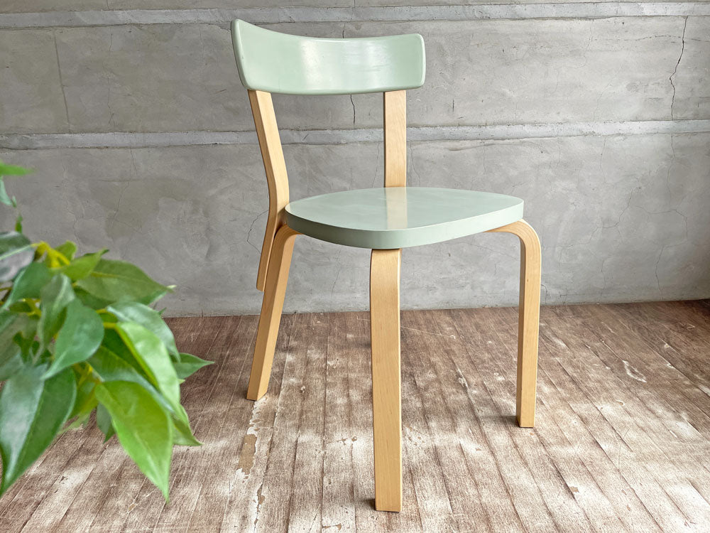 アルテック artek チェア 69 chair 69 パイミオカラー グリーン ダイニングチェア アルヴァ・アアルト フィンランド 北欧家具 中古品 買い取りしました。