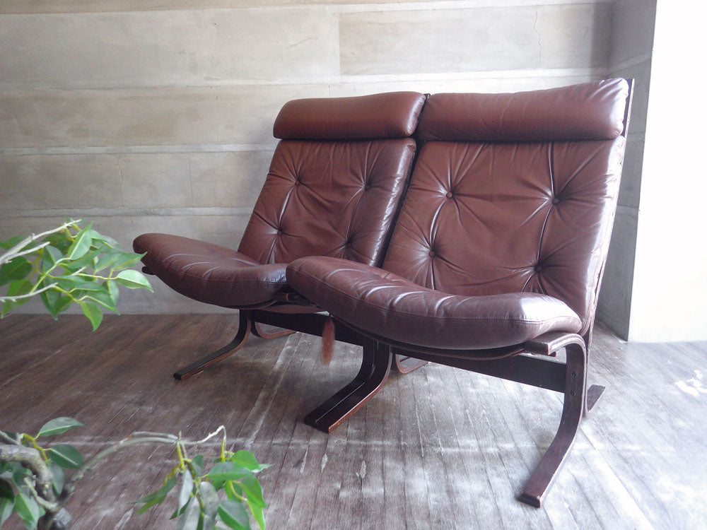 ウェストノーファ Westnofa シエスタ SIESTA ラウンジチェア イングマール・レリング ハイバック 本革 ビーチ材 プライウッド ビンテージ 北欧 ノルウェー 2点  中古品 買い取りしました。