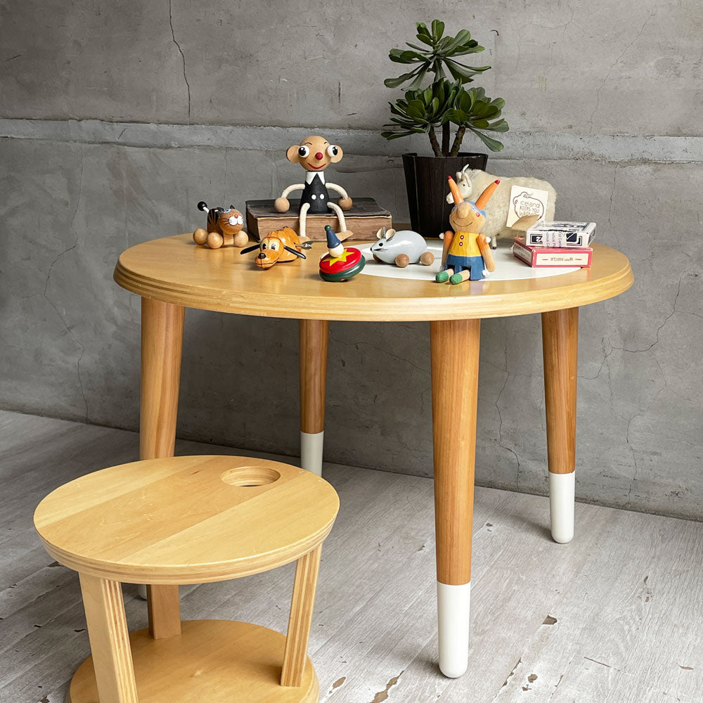 【学芸大学店】アクタス ACTUS ワノワ テーブル＆スツール WA NO WA TABLE & STOOL キッズテーブル ビーチ材 シナ材 積層合板 幼児向け 廃番♪ 買取させていただきました。