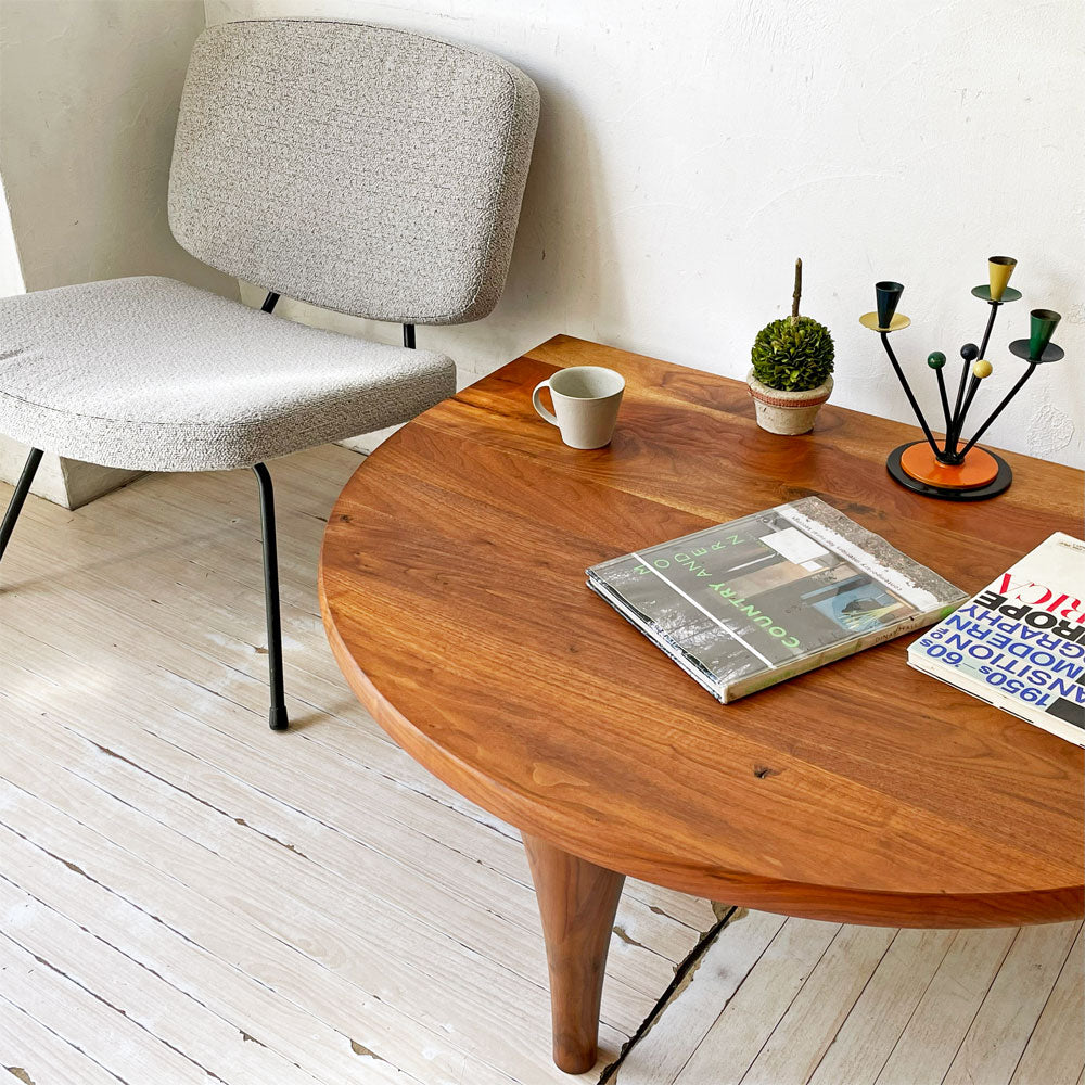 飛騨産業 HIDA 森のことば ibuki リビングテーブル ローテーブル ウォールナット無垢集成材 節入り～敢えて見せる～