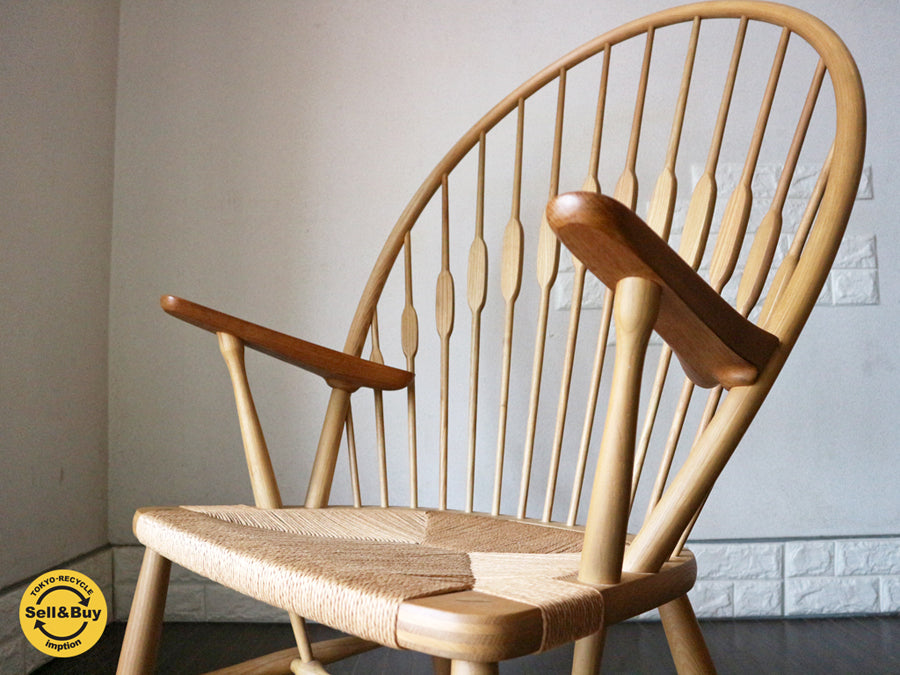 ヨハネスハンセン JOHANNES HANSEN 名作 ビンテージ JH-550 ピーコックチェア ハンス・J・ウェグナー  ～息を呑む佇まい。～