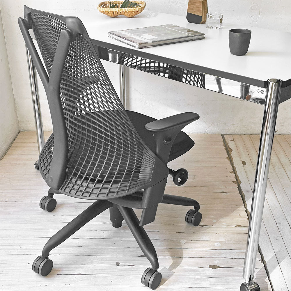 【下北沢店】ハーマンミラー Herman Miller セイルチェア SAYL CHAIR デスクチェア オフィスチェア ミドルバック ブラック イヴ・ベアール 買取させていただきました。