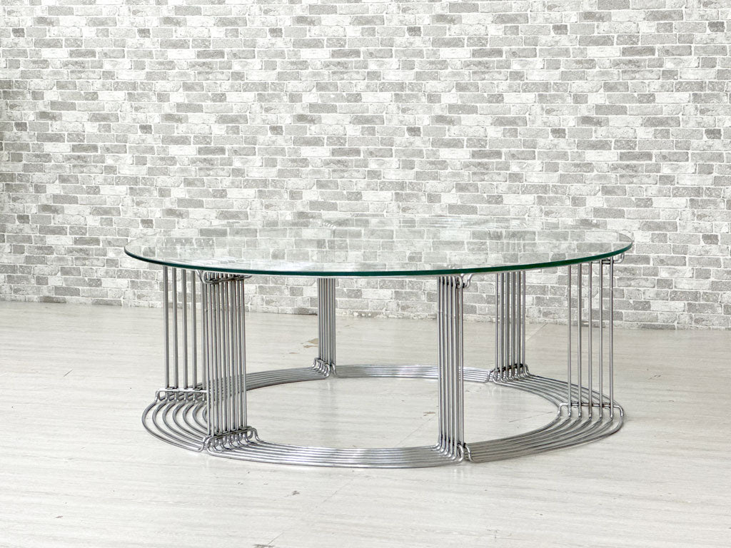 フリッツハンセン Fritz Hansen パントノヴァ Pantonova コーヒーテーブル coffee table 121U ガラス スチール ヴェルナーパントン Panton ビンテージ 買い取りしました。