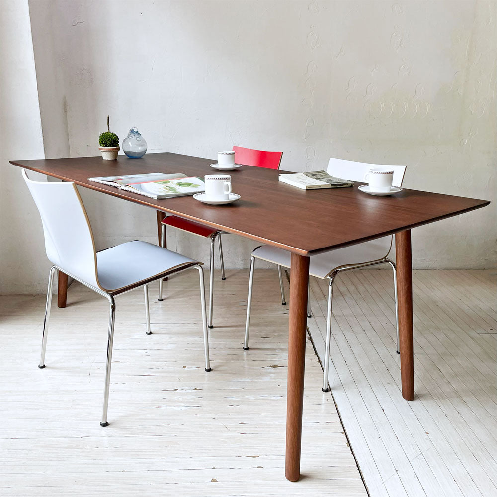 アクタス ACTUS ホースシュー HORSE SHOE ダイニングテーブル マホガニー無垢集成材 W180cm ハンス・サンガイン・ヤコブセン～二枚目な一台～