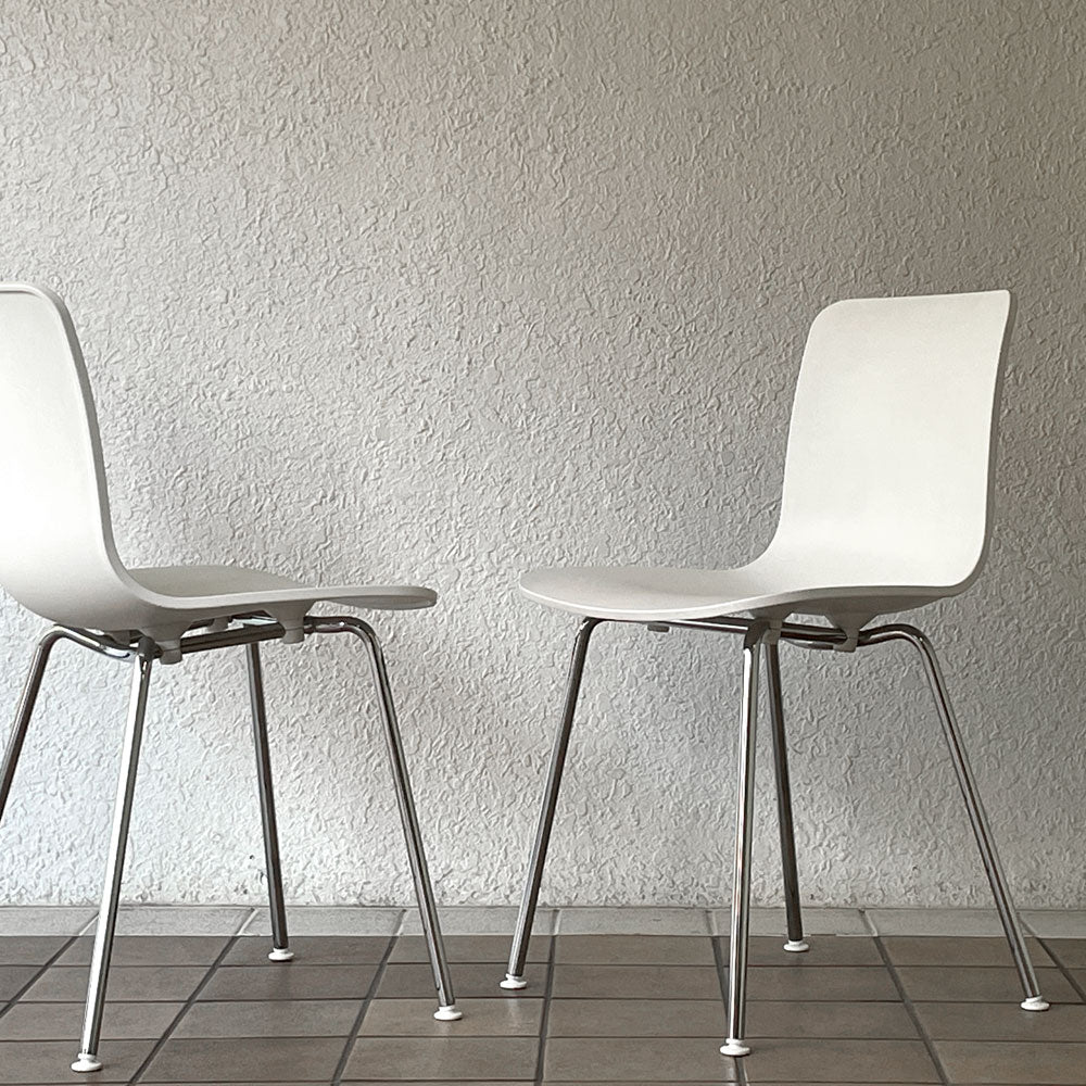 【用賀店】ヴィトラ vitra ハル チューブ HAL Tube サイドチェア ダイニングチェア ホワイト アンスタッカブル スタッキング不可 ジャスパー・モリソン 買取させていただきました。