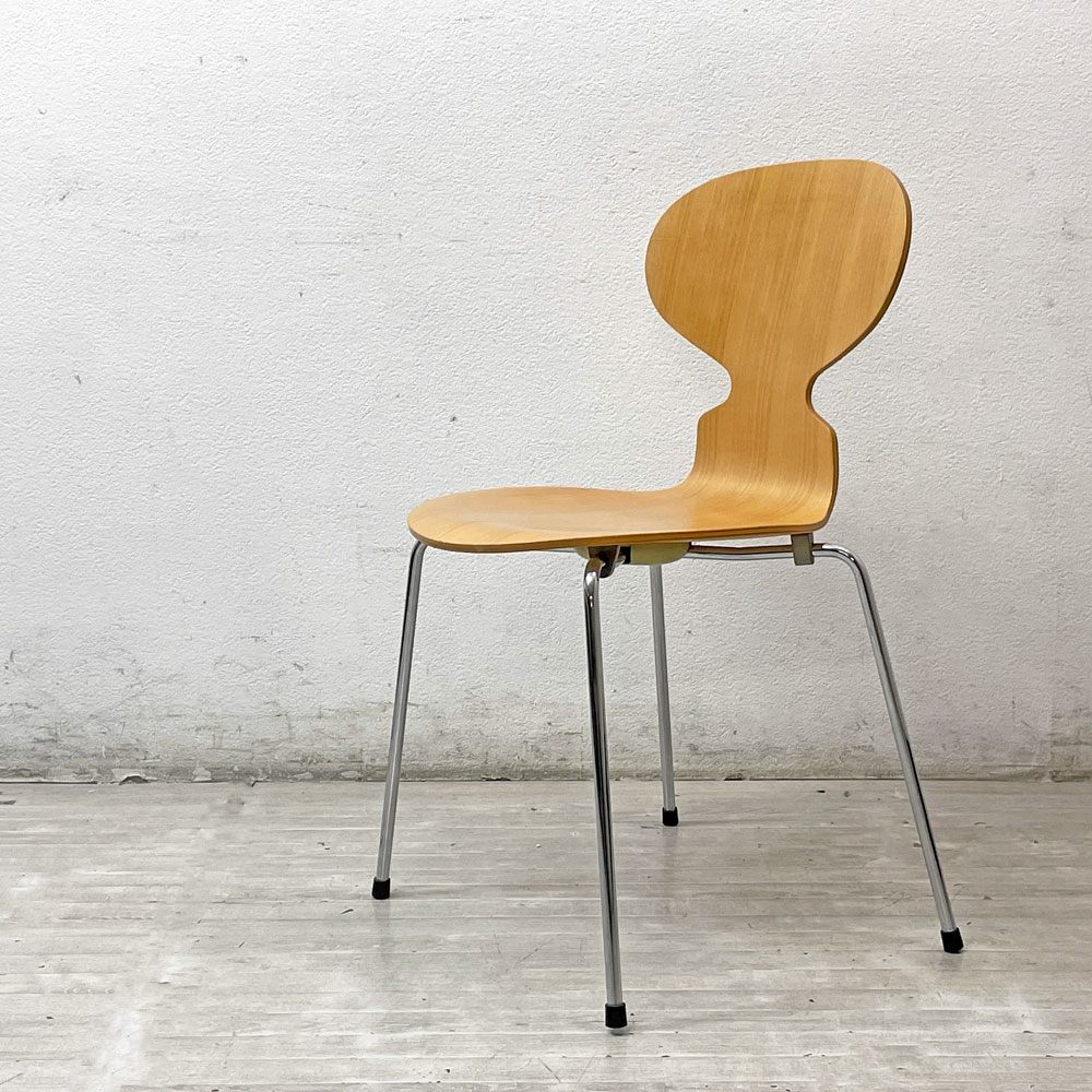 【祖師ヶ谷大蔵店】フリッツハンセン Fritz Hansen アントチェア 4本脚 ナチュラルビーチ ラッカー アルネ・ヤコブセン 北欧家具 買取させていただきました。