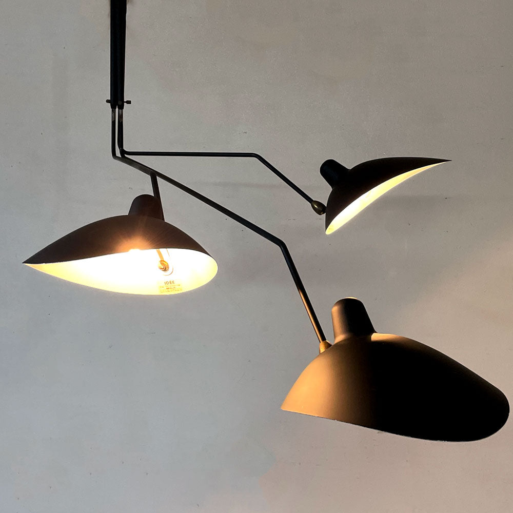 【祖師ヶ谷大蔵店】イデー IDEE シュスポンション・トワ・ブラ・ピヴォタン SUSPENSION 3 BRAS PIVOTANTS シーリングランプ 3灯 セルジュ・ムーユ 買取させていただきました。