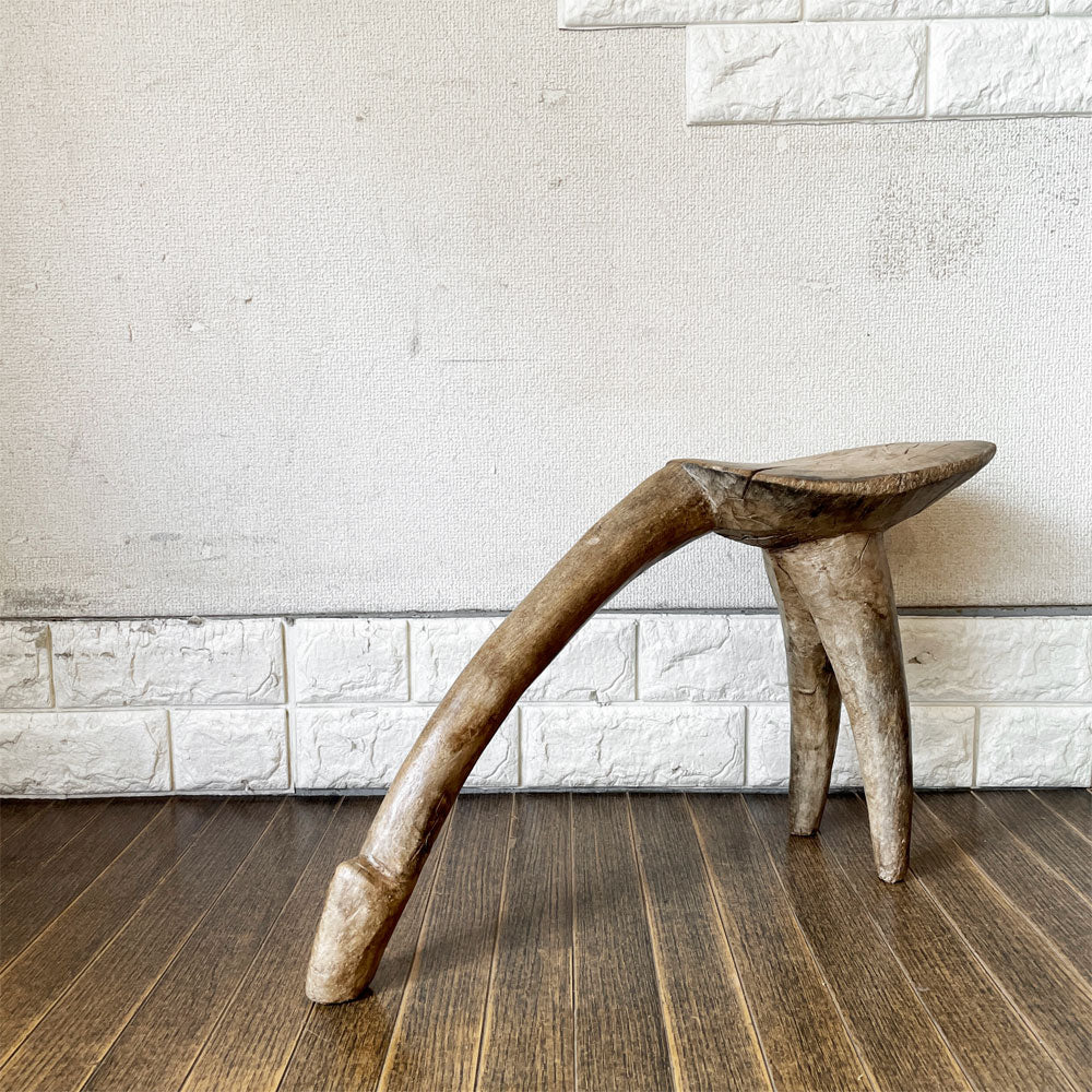 【経堂店】アフリカンビンテージ AFRICAN VINTAGE ブルキナファソ ロビ族 Lobi スツール 腰掛け W52cm プリミティブ 民族 買取させていただきました。
