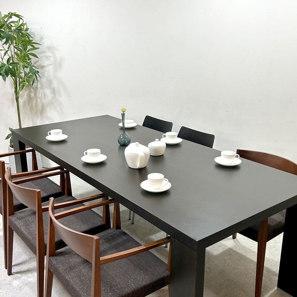 カッシーナ Cassina 363 M.I.R ミール ダイニングテーブル アッシュ材 ハンス・ウェッツスタイン Hannes Wettstein モダンデザイン W210cm ～秩序のアイソメトリ～